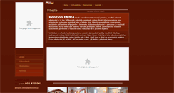 Desktop Screenshot of penzion-emma.cz